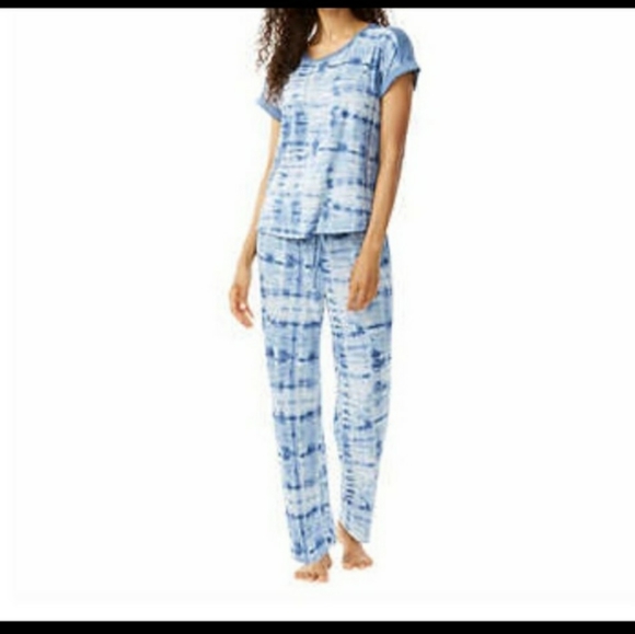 Lucky Brand Tee Tank Short & Pant Pajama Set Size: Medium - Picture 2 of 12